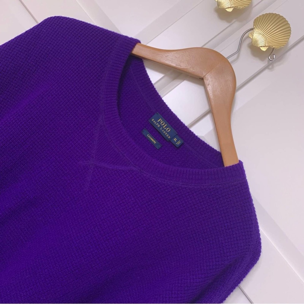 Polo Ralph Lauren Cashmere Purple Sweater